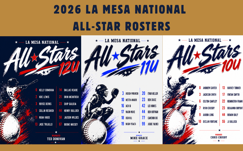 2026 La Mesa National All-Star Rosters